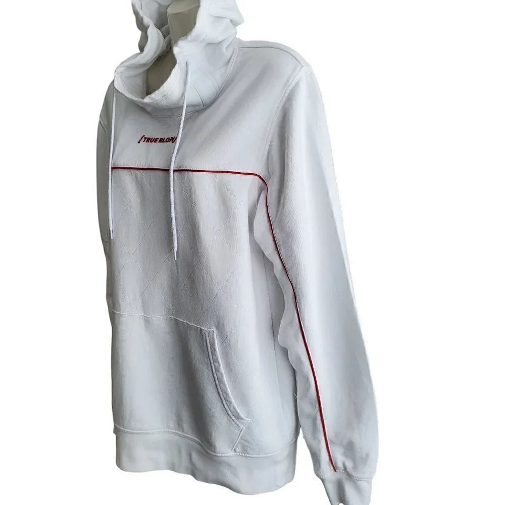 TRUE RELIGION WHITE HOODIE SIZE SMALL